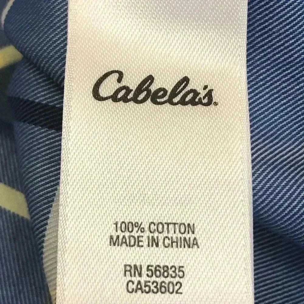 CABELA’S- Plaid Long Sleeve Button Front (2XL/2TG)
